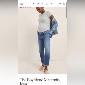 Hatch Collection Maternity the boyfriend maternity Jean size 27